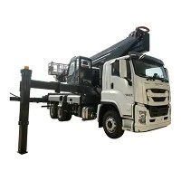 Platform Kerja Udara yang Dipasang di Truk 56m Pada Sasis ISUZU